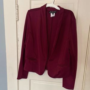 Burgundy Blazer